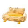 Big - eyed Cute Backrest Pet Bed
