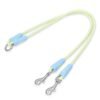 Anti-entanglement double-ended leash for small and medium-sized dogs