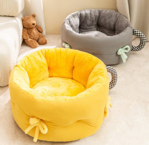 Deep Sleep Tea - cup - shaped Round Pet Bed