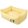 Korean - style Checkered Pet Bed