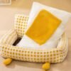 Big - eyed Cute Backrest Pet Bed