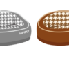 Houndstooth Backrest Oval Pet Bed