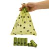 Degradable pet waste bags