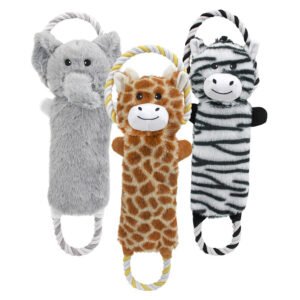Plush Cotton Rope Leather Shell Sound - emitting Toy