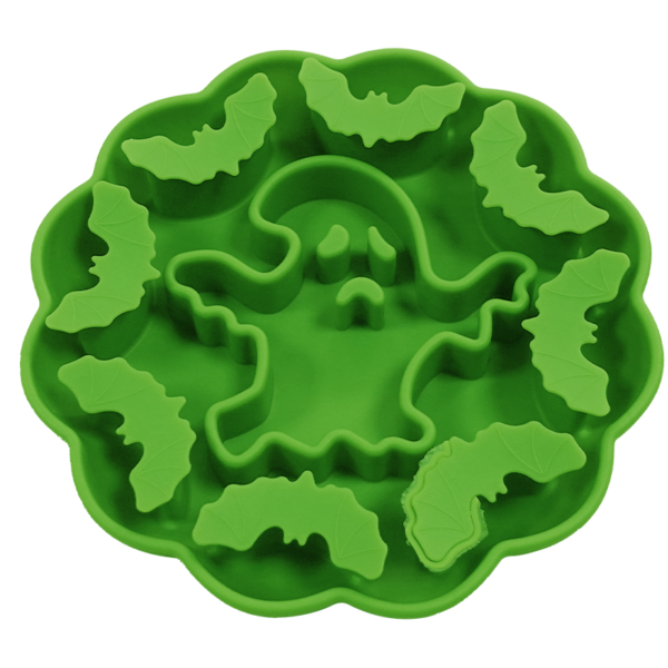1 Halloween bat slow-feeding Plate