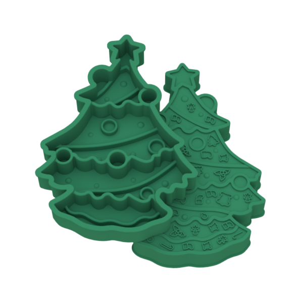 10 Christmas tree slow food plate