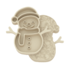 Christmas Snowman Slow Food Plate