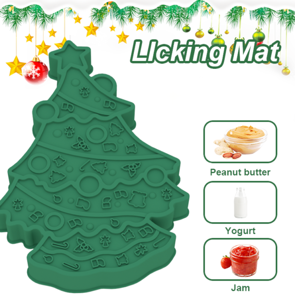 3 Christmas tree slow food plate