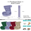 Christmas stocking slow food plate