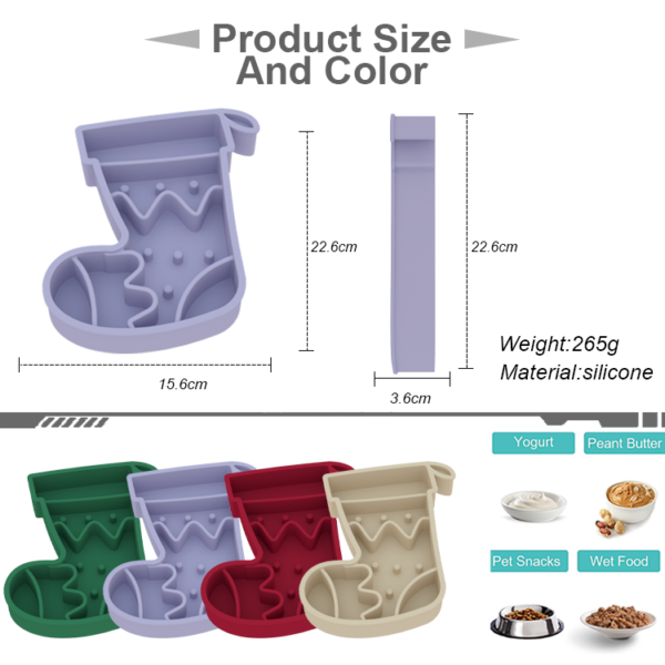 5 Christmas stocking slow food plate