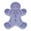 Christmas gingerbread man slow food plate