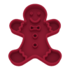 Christmas gingerbread man slow food plate