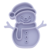 Christmas Snowman Slow Food Plate