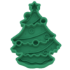 Christmas tree slow food plate