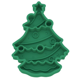 Christmas tree slow food plate