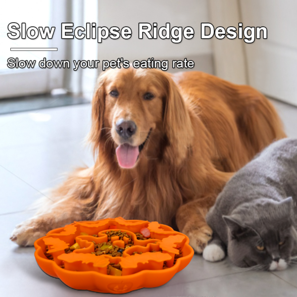 9 Halloween bat slow-feeding Plate