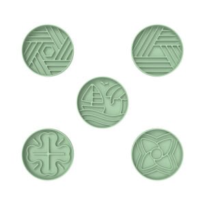 Geometric slow food plate