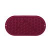 Oval wet food slow-feeding placemat