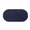 Oval wet food slow-feeding placemat