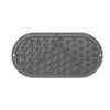Oval wet food slow-feeding placemat