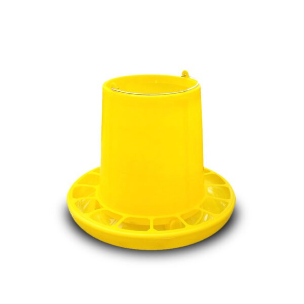 Split chicken feed bucket