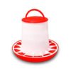One-piece chicken feed bucket