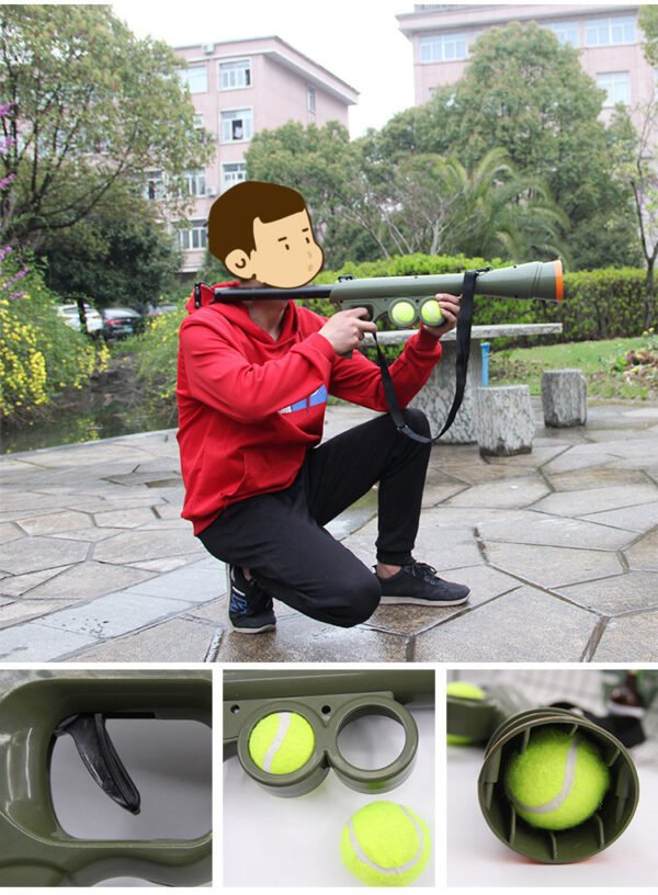 O1CN01Yma90H1DJocANfpNB_!!2212166440196-0-cib Tennis ball launcher Pet Toy