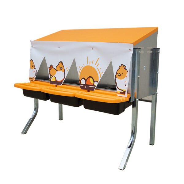 Poultry egg-laying box