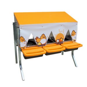 Poultry egg-laying box