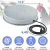 Heating base poultry waterer