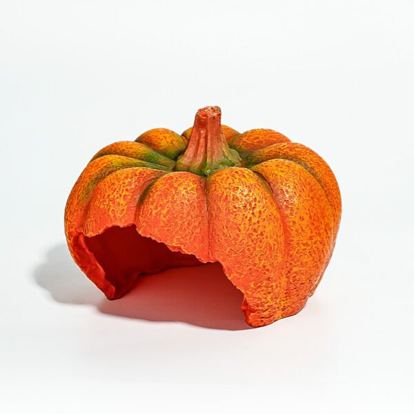 Reptile Habitat Decoration-Pumpkin Hideout