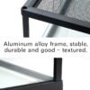 Reptile glass terrarium