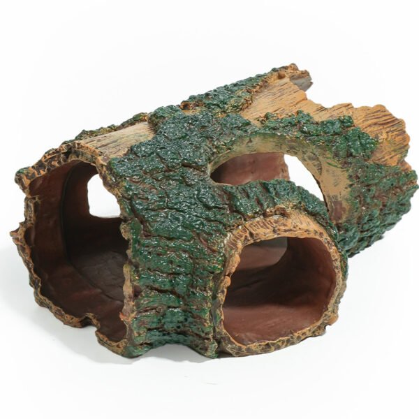 Reptile Habitat Decoration-Stump shelter