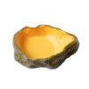Reptile Habitat Decoration-PVC rock food and water bowl