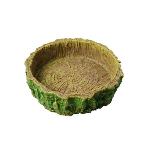 Reptile Habitat Decoration-Stump cup