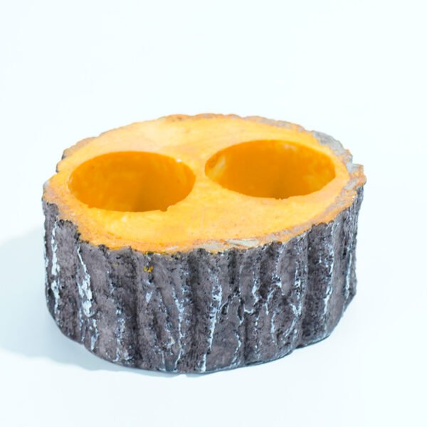 Reptile Habitat Decoration-Special wood grain basin