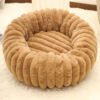 Striped Donut Pet Bed