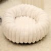 Striped Donut Pet Bed