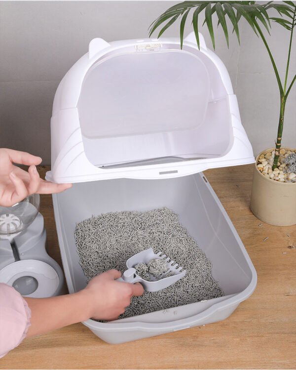 O1CN01AUG1g71g8TjSBSMNF_!!2215657834097-0-cib Fully enclosed cat litter box
