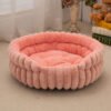 Double-Layer Ribbed Pet Bed