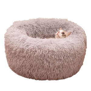 Long Plush Cat Bed