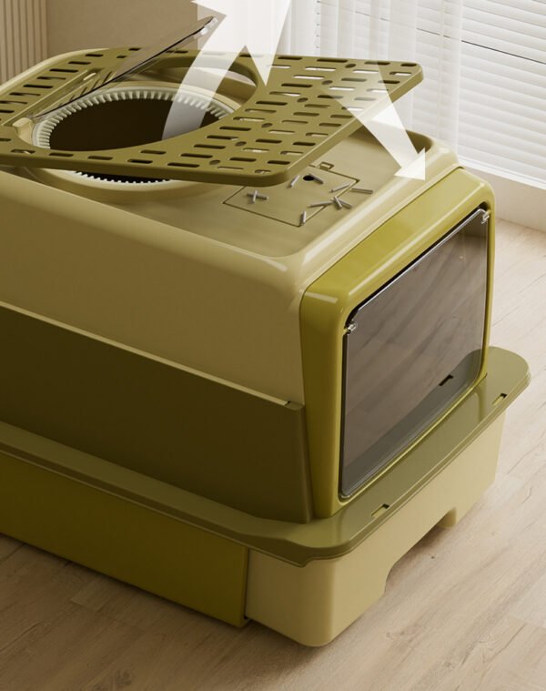Drawer-Type Cat Litter Box