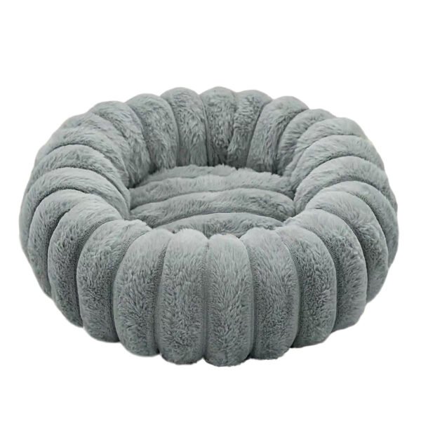 Striped Donut Pet Bed
