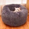 Long Plush Cat Bed