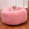 Long Plush Cat Bed