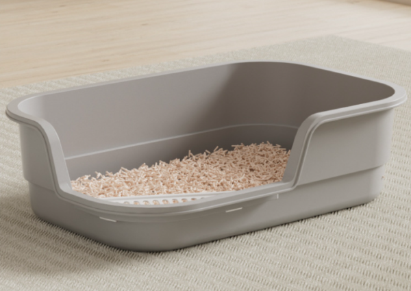 Large Square Box Cat Litter Box