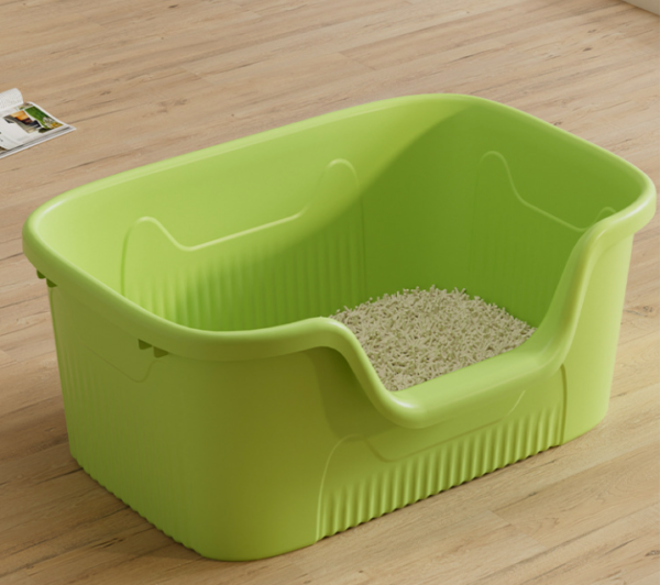 Large Square Cat Litter Box