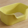 Large Square Cat Litter Box