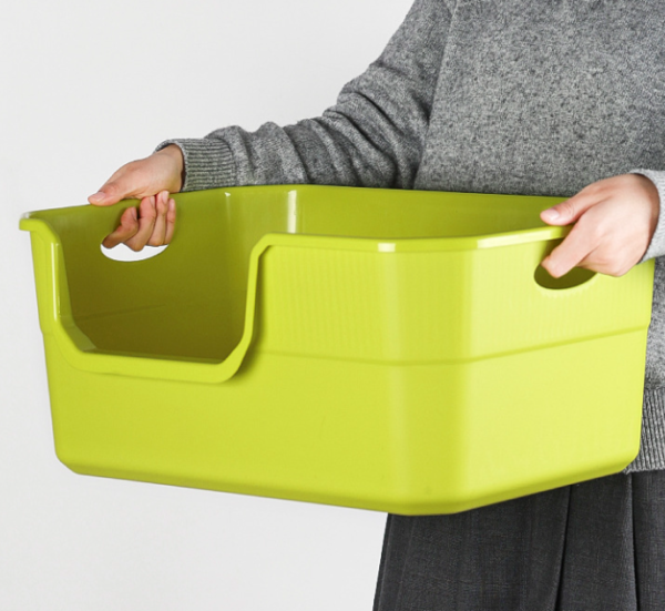 Large Square Cat Litter Box