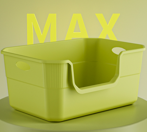 Large Square Cat Litter Box